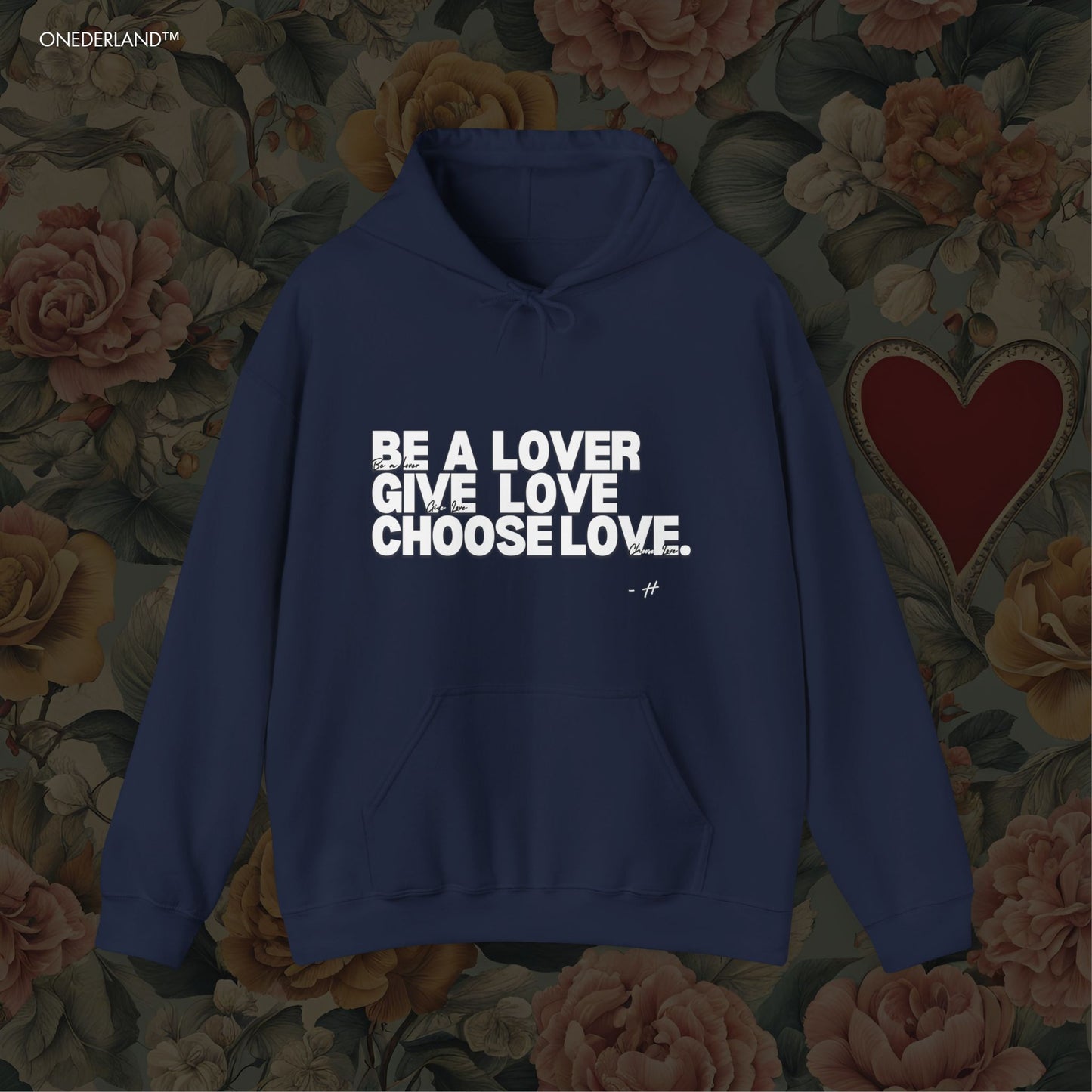 Harry Styles Love Theme Hoodie  ( White Text )