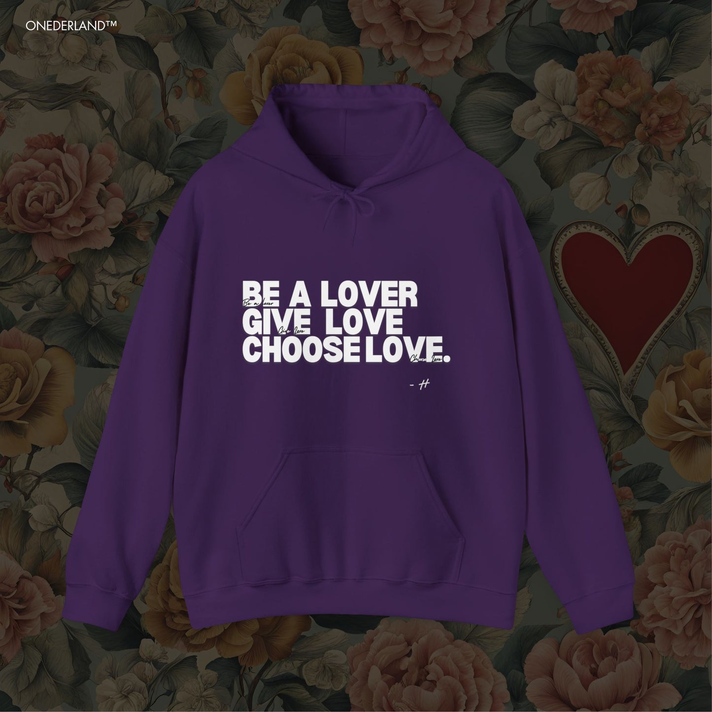 Harry Styles Love Theme Hoodie  ( White Text )